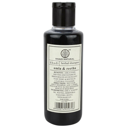 Khadi Natural Шампунь с Шикакай и Медом - без СЛС фото 3