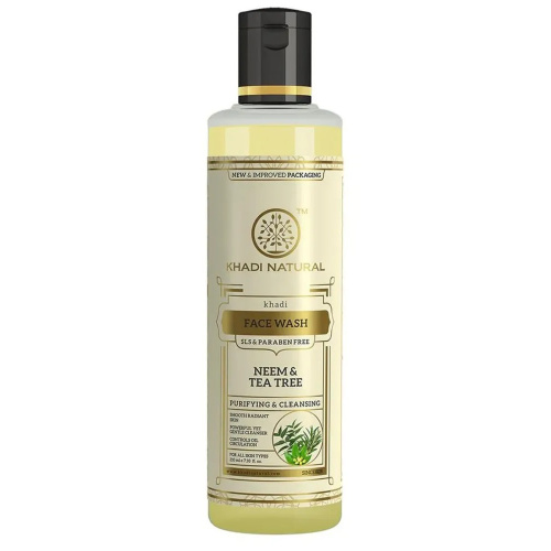 Khadi Natural Гель для лица "Ним и Чайное дерево" без парабенов и СЛС