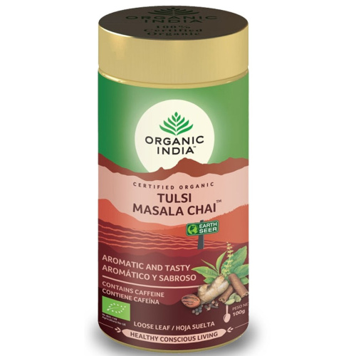 Organic India Tulsi Masala Chai / Масала Чай со Священным Базиликом 100 г