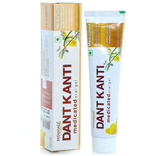 Patanjali Ayurveda Dant Kanti - Medicated Gel / Зубная паста-гель Патанджали