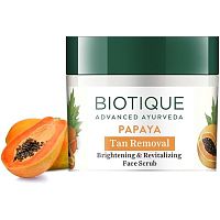 Biotique Papaya Revitalizing Tan Removal Scrub / Биотик Папайя Разглаживающий И Восстанавливающий Скраб 50 г