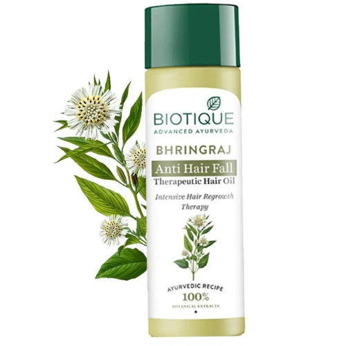 Biotique Bhringraj Therapeutic Oil For Falling Hair/Биотик Лечебное Масло Бринграж Против Выпадения Волос фото 4