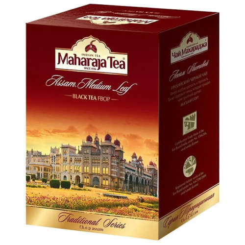 Maharaja Tea Assam Medium Leaf / Чай Ассам Средний Лист 250 г фото 2