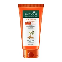 Biotique Sandalwood 50+ SPF UVA/UVB Sunscreen Ultra Soothing Face Lotion/ Биотик Сандаловое Дерево Солнцезащитный и Успокаивающий Лосьон 50+ SPF