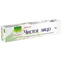 Oxford Herbextra Herbal Anti Acne Cream Chistoe Litso 30g / Крем Против Угревой Сыпи и Прыщей "Чистое Лицо"