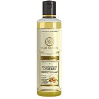 Khadi Natural Гель для душа с экстрактом Сандала и Куркумы (без парабенов и СЛС) 210 мл