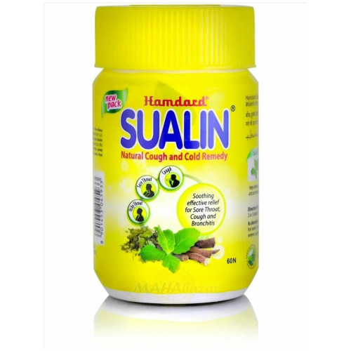 Hamdard Sualin/Суалин Натуральный Растительный Комплекс от Боли в Горле