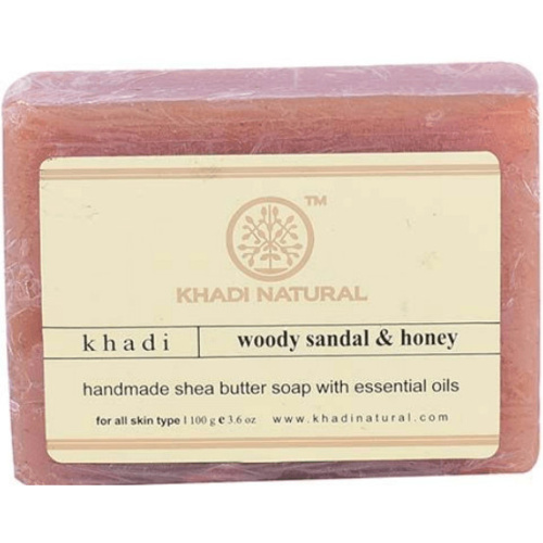 Khadi Natural Мыло "Сандаловое дерево и Мёд" 100 г фото 2