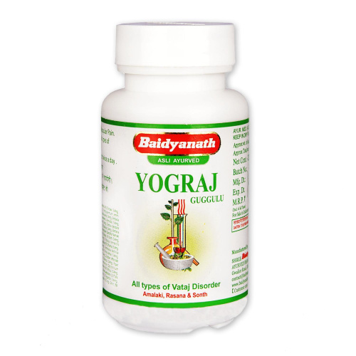 Baidyanath Ayurveda Yograj Guggulu / Байдианат Йограж Гуггул