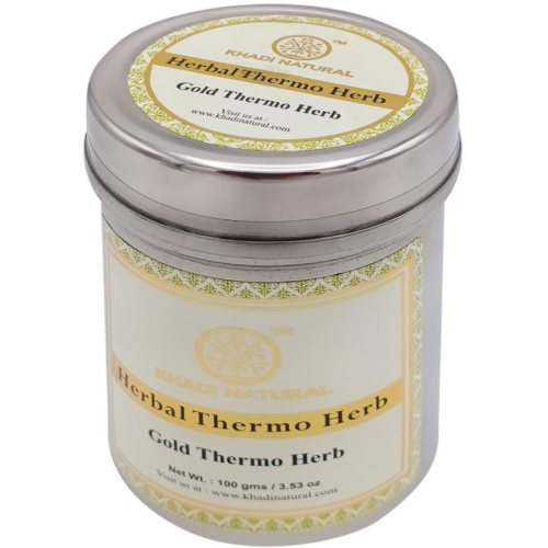 Khadi Natural Маска для лица Термо Золото 100 г