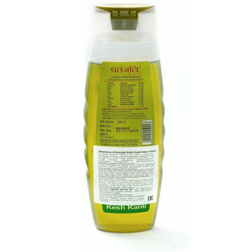 Patanjali Kesh Kanti Шампунь для Волос Алоэ Вера 200 мл фото 3