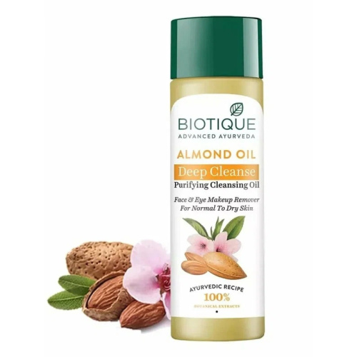 Biotique Almond Oil Eye Makeup Cleanser / Биотик Миндаль успокаивающее тоник для снятия макияжа 120 мл фото 3