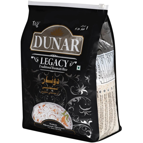 Dunar Legacy Basmati Rice / Рис Басмати Легаси 1 кг фото 4