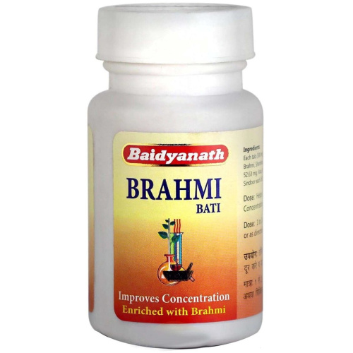 Baidyanath Ayurveda Brahmi Vati / Байдианат Брами Вати