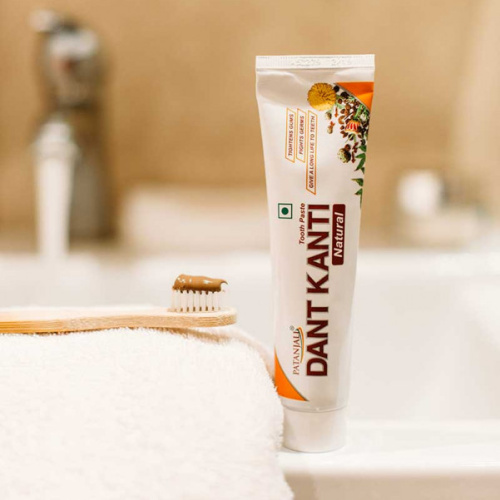 PATANJALI Dant Kanti ToothPaste / Дант Канти Аюрведическая Зубная Паста 100 г фото 3