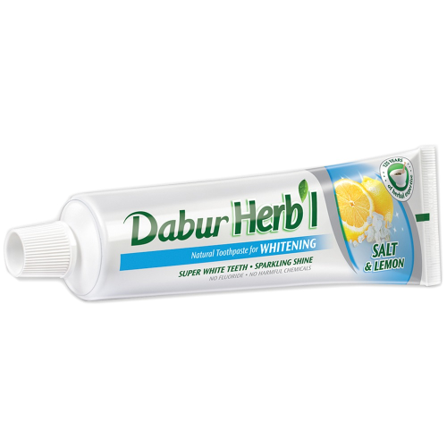 Dabur Herbal  Tooth Paste - Salt & Lemon/Дабур Зубная Паста С Солью И Лимоном фото 3