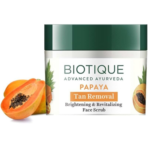 Biotique Papaya Revitalizing Tan Removal Scrub/Биотик Папайя Разглаживающий И Осстанавливающий Скраб