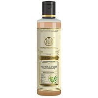 Khadi Natural Шампунь-кондиционер "Хна и Тулси" без СЛС 210 мл