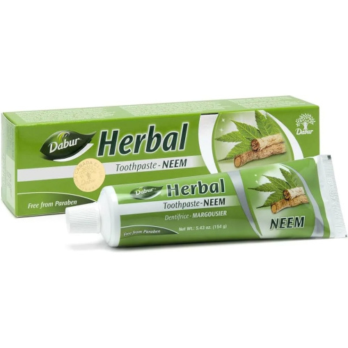 Dabur Herbal Tooth Paste - Neem/Дабур Зубная Паста С Нимом фото 3