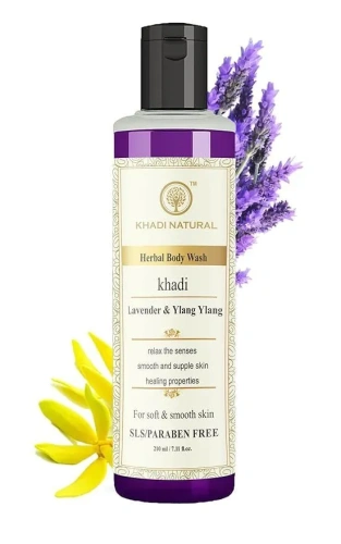 Khadi Natural Гель для душа с экстрактом Лаванды и Иланг-Иланга 210 мл