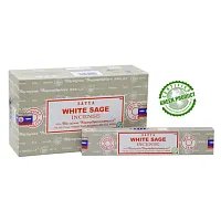 SATYA Бангалор Ароматические палочки White Sage 15 г х 12 уп.