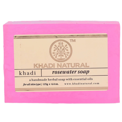 Khadi Natural Мыло "Розовая Вода" фото 4