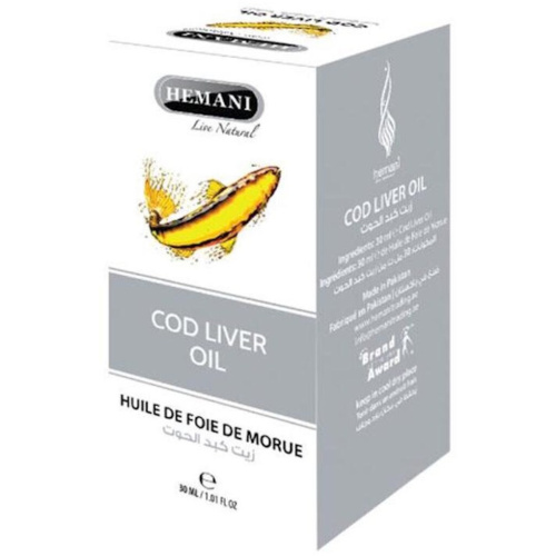 Hemani Cod Liver Oil/ Масло Печени Трески/Рыбий Жир фото 3