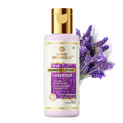 Khadi Natural Levender Fairness Lotion SLS & Paraben Free /Кхади Увлажняющий лосьон Лаванда без СЛС