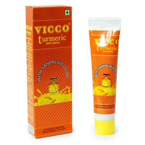 Vicco Turmeric Skin Cream with sandalwood oil / Викко Крем Для Кожи с Куркумой фото 3