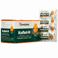 Himalaya Koflet-H Orange 6X10tab / Хималая Кофлет-Х Леденцы со Вкусом апельсинь 6X