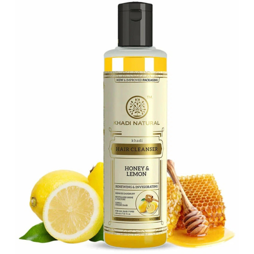 Khadi Natural Шампунь с Медом и соком Лимона 210 мл фото 3