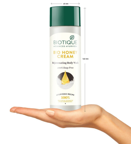 Biotique Honey Cream Rejuvenating Body Wash/ Биотик Омолаживающий Крем Для Тела С Медом фото 3