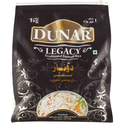 Dunar Legacy Basmati Rice / Рис Басмати Легаси 1 кг
