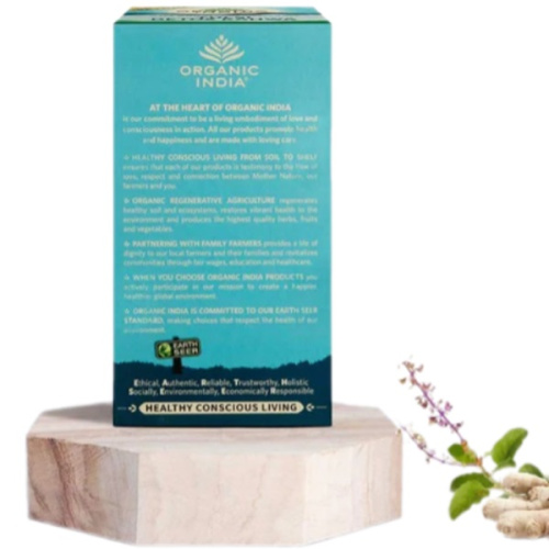 Organic India Tulsi Detox Kahwa Tea /Органик Индия чай Тулси Детокс Кахва фото 3