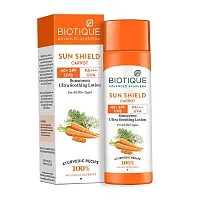 Biotique Carrot 40+ SPF UVA/UVB Sunscreen Ultra Soothing Face Lotion/ Биотик Морковь Солнцезащитный Лосьон 40+ SPF для Лица и Тела